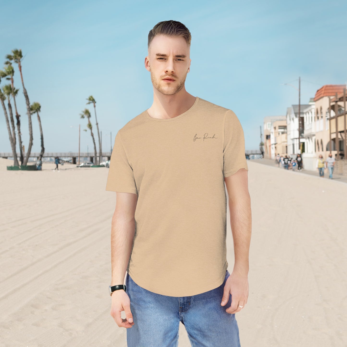 Sandstone Luxe Flow Tee