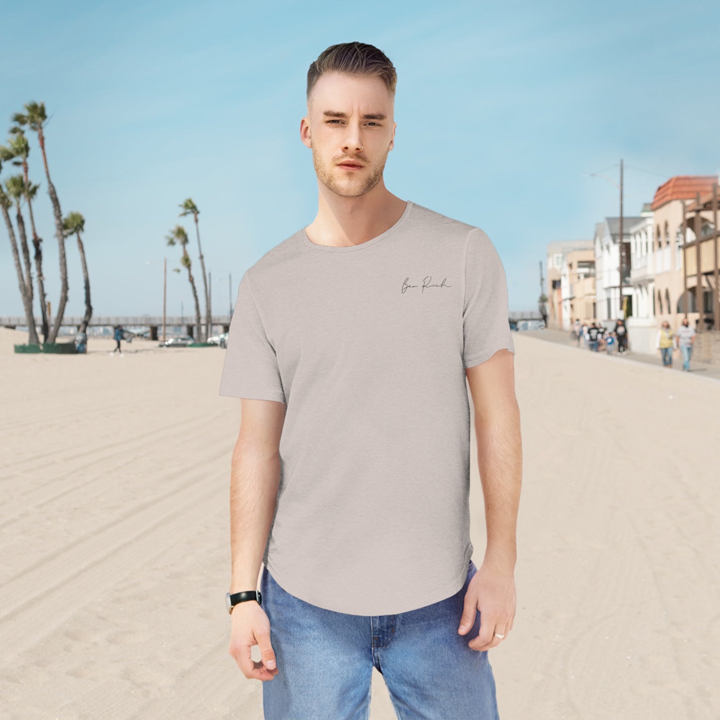 Sandstone Luxe Flow Tee