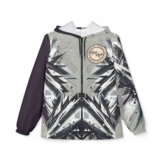 Purple Shatter Windbreaker Jacket [Sample Summer 626-016]