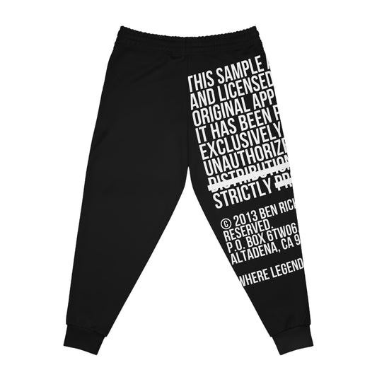 Scarlet Wolf Joggers (Black)