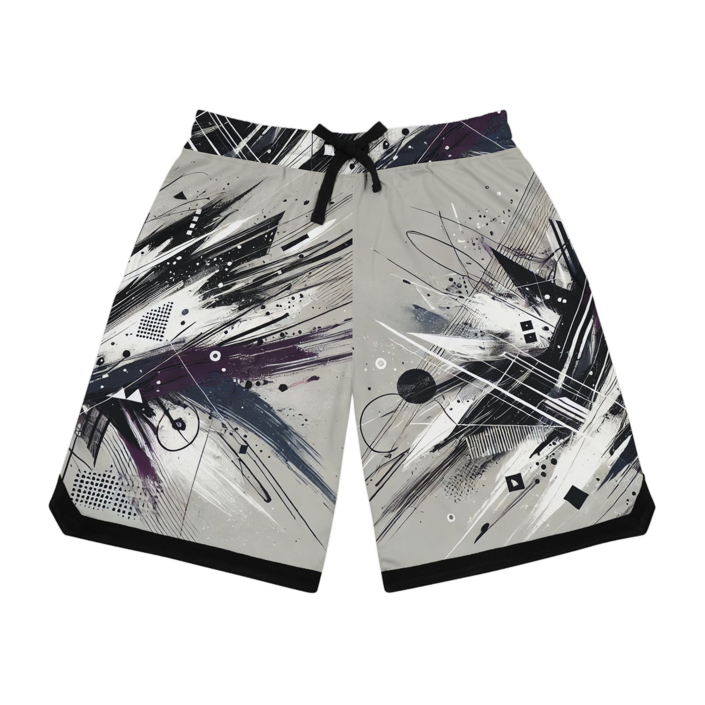Purple Shatter Basketball Shorts [Sample Summer 626-061]