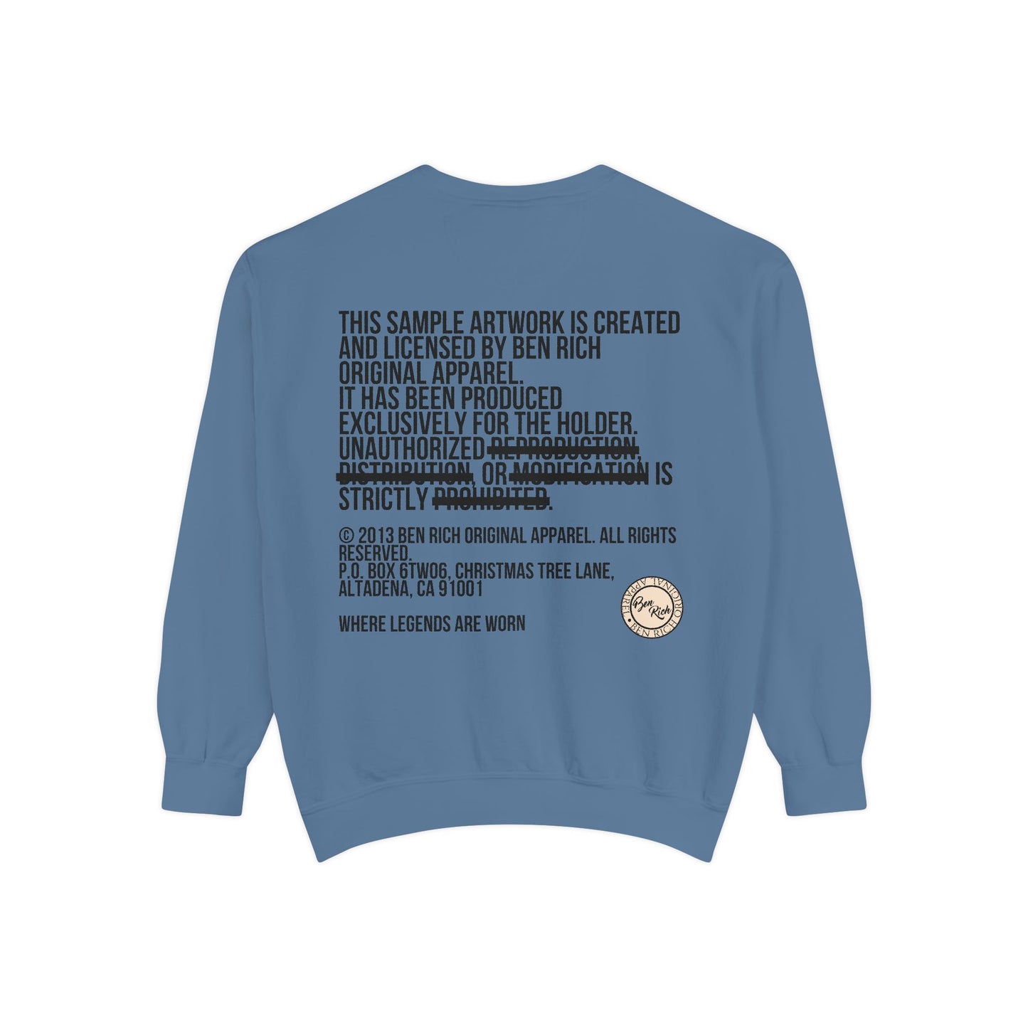 Rough House Sweatshirt [Sample Winter/Spring 626-059]