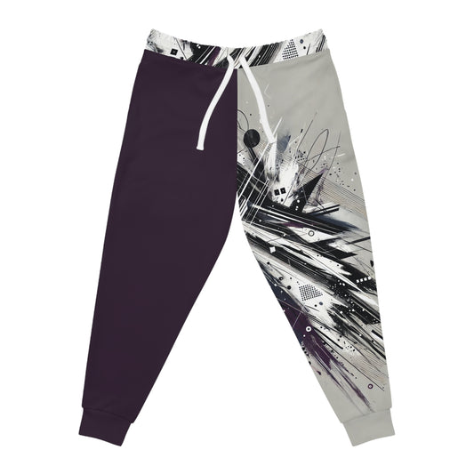 Purple Shatter Joggers [Sample Winter 626-060]
