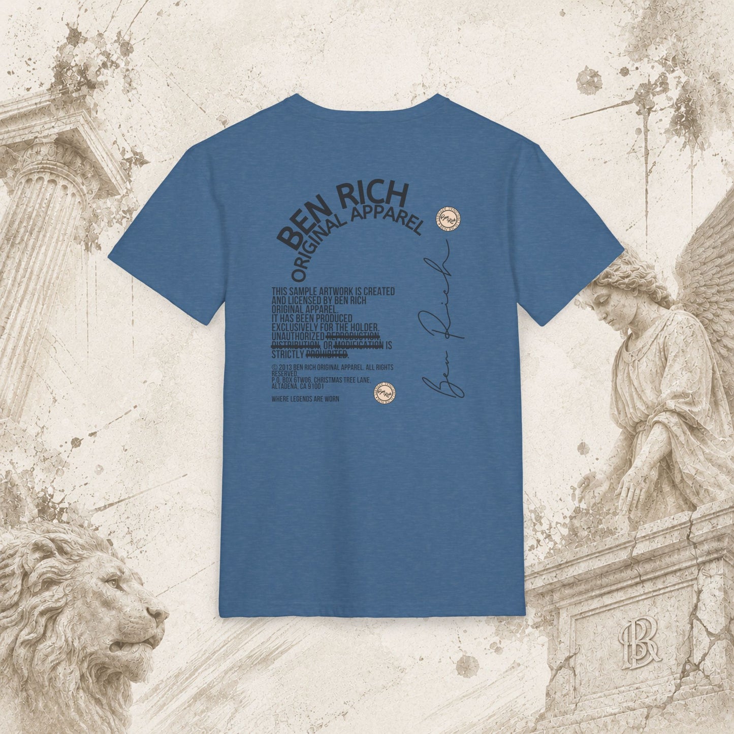 BIG BUTTON SCRIPT TEE