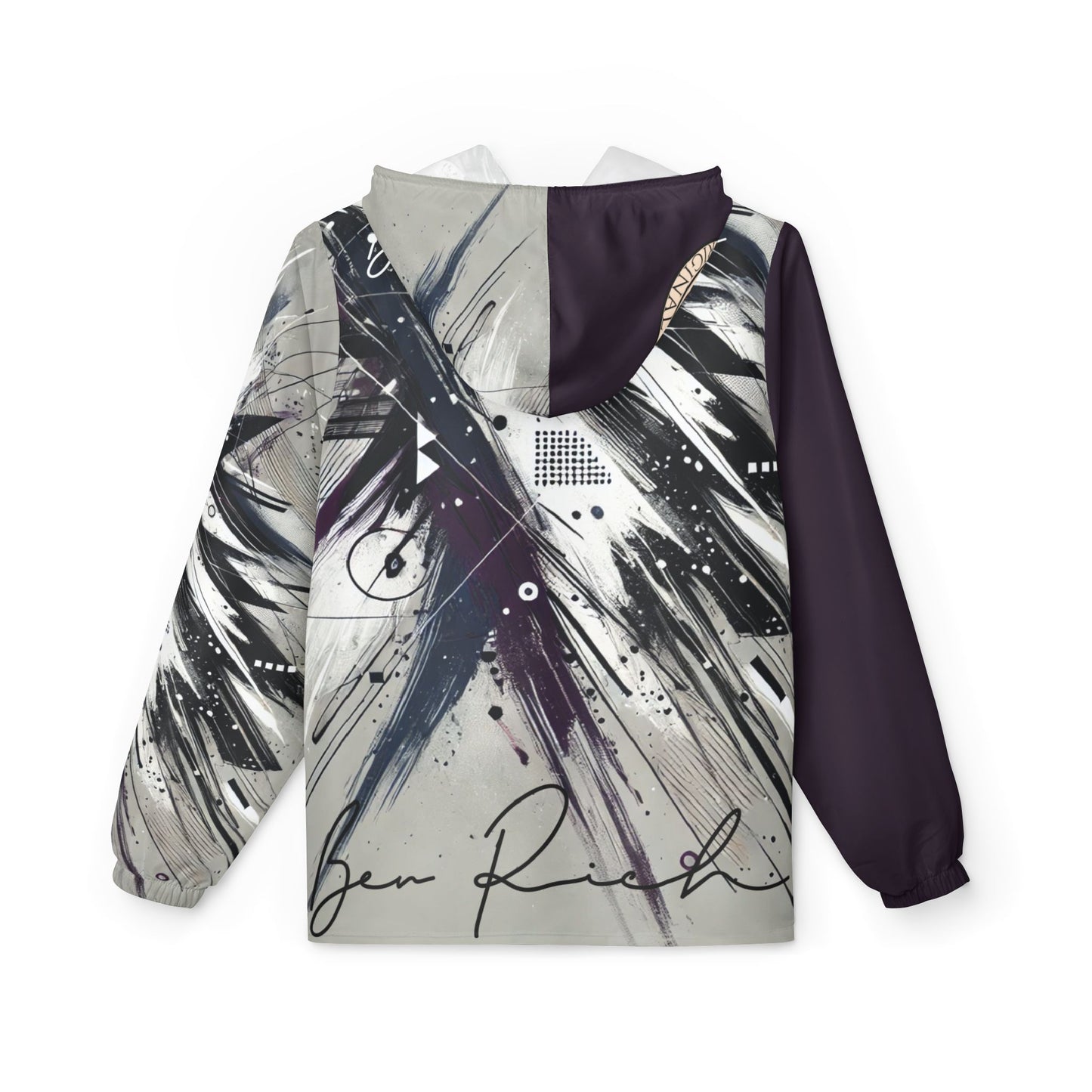 Purple Shatter Windbreaker Jacket [Sample Summer 626-016]