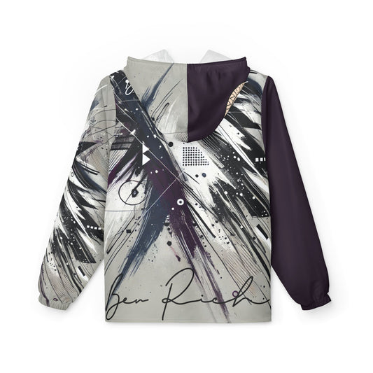 Purple Shatter Windbreaker Jacket [Sample Summer 626-016]