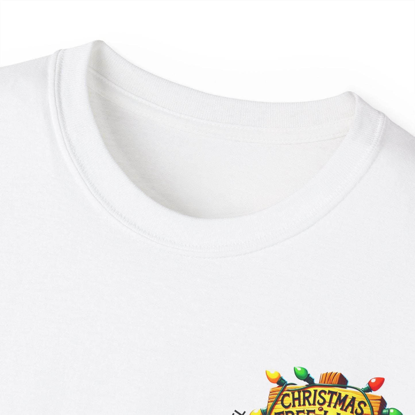 Christmas Tree Lane Tee - Summer/Fall [White Sample 626-009]