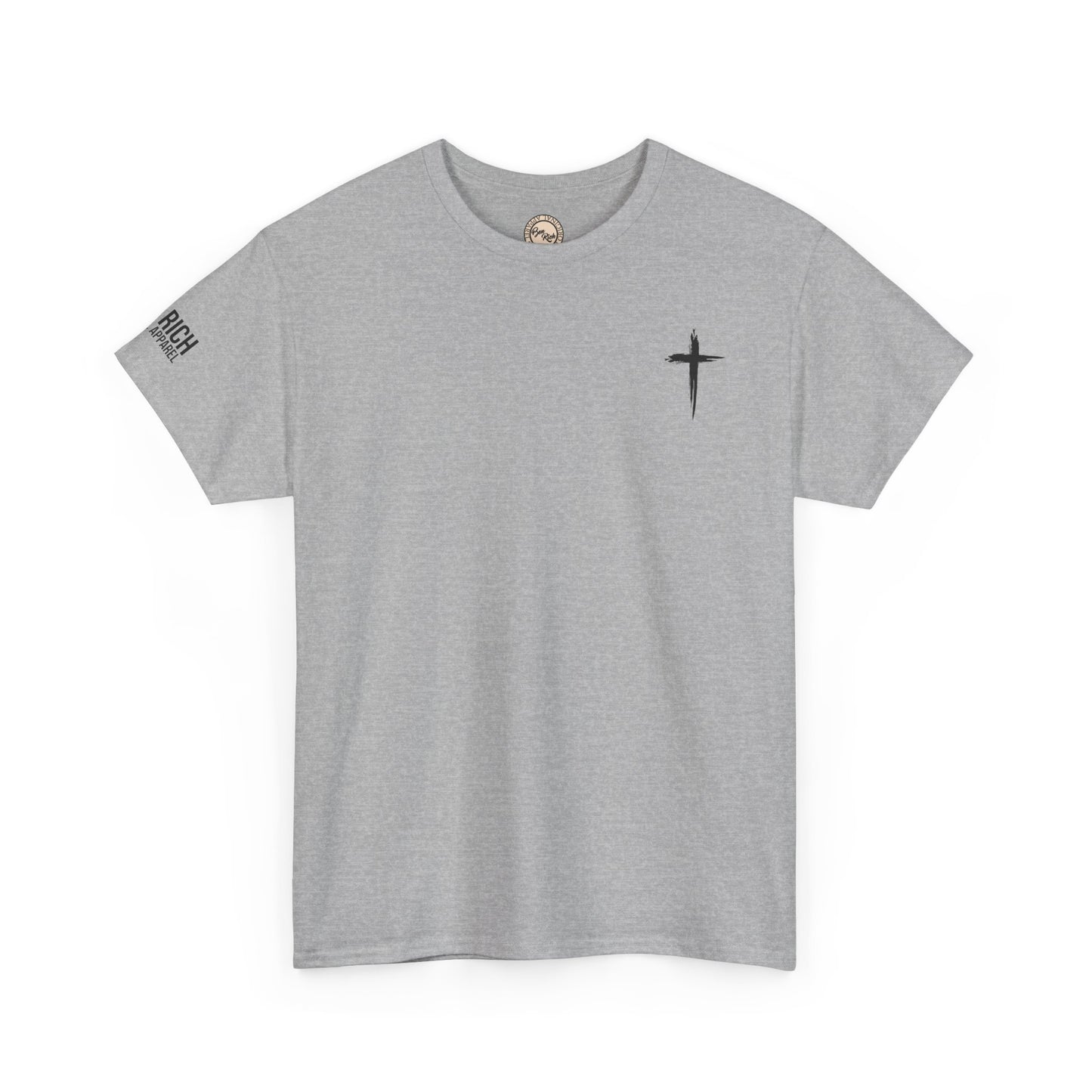 T-Shirt — 'Paid In Full' Cross & Wings Graphic Faith Tee