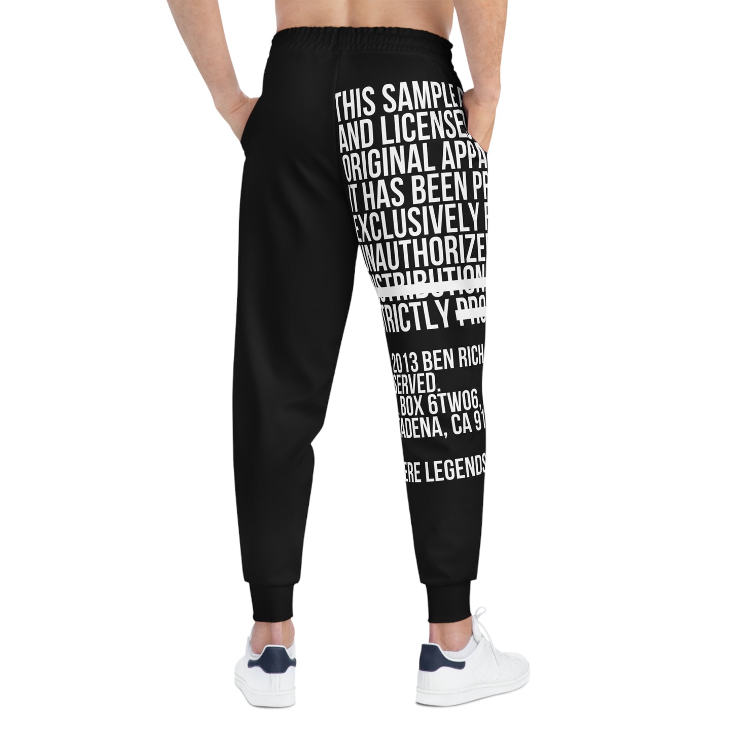 Scarlet Wolf Joggers (Black)