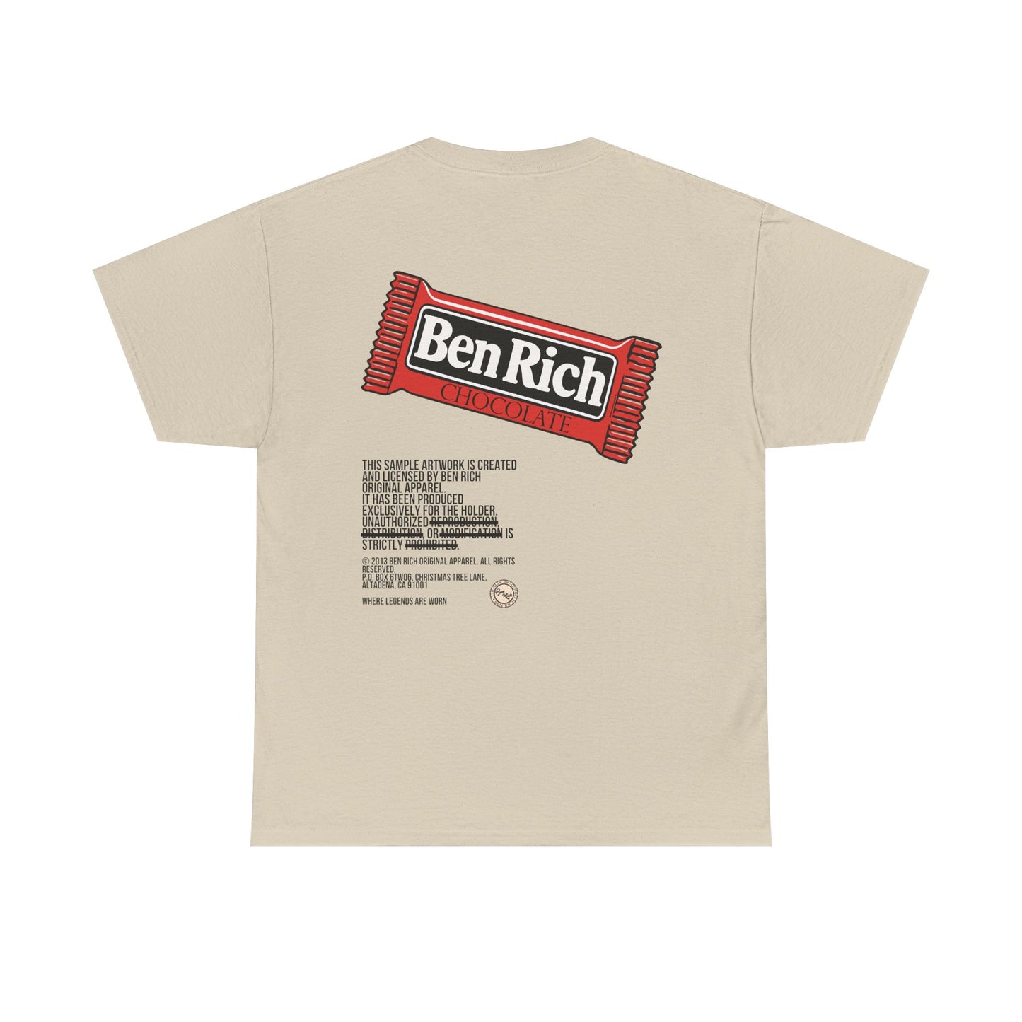 Ben Rich Chocolate Tee [Sample Summer 626-015]