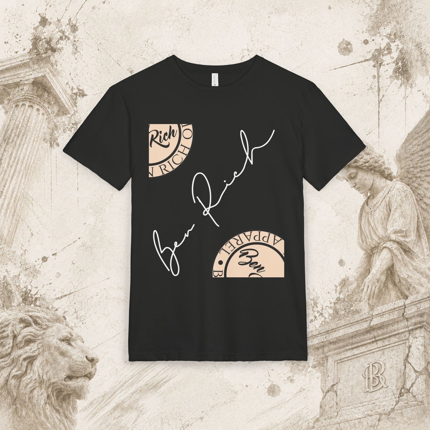 BIG BUTTON SCRIPT TEE
