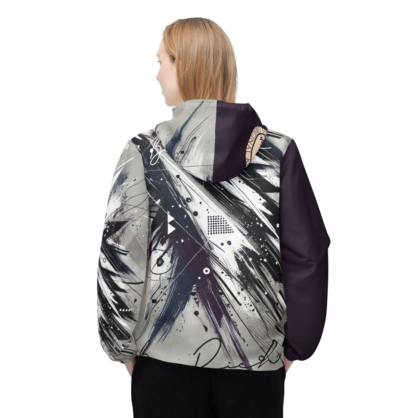 Purple Shatter Windbreaker Jacket [Sample Summer 626-016]