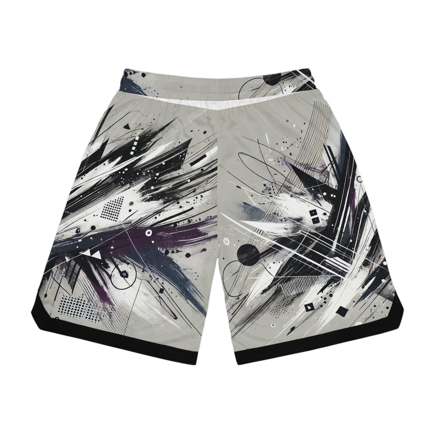 Purple Shatter Basketball Shorts [Sample Summer 626-061]