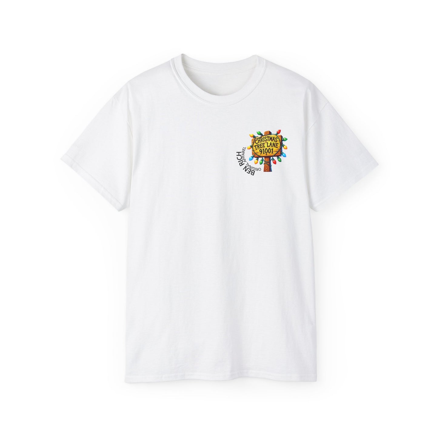 Christmas Tree Lane Tee - Summer/Fall [White Sample 626-009]