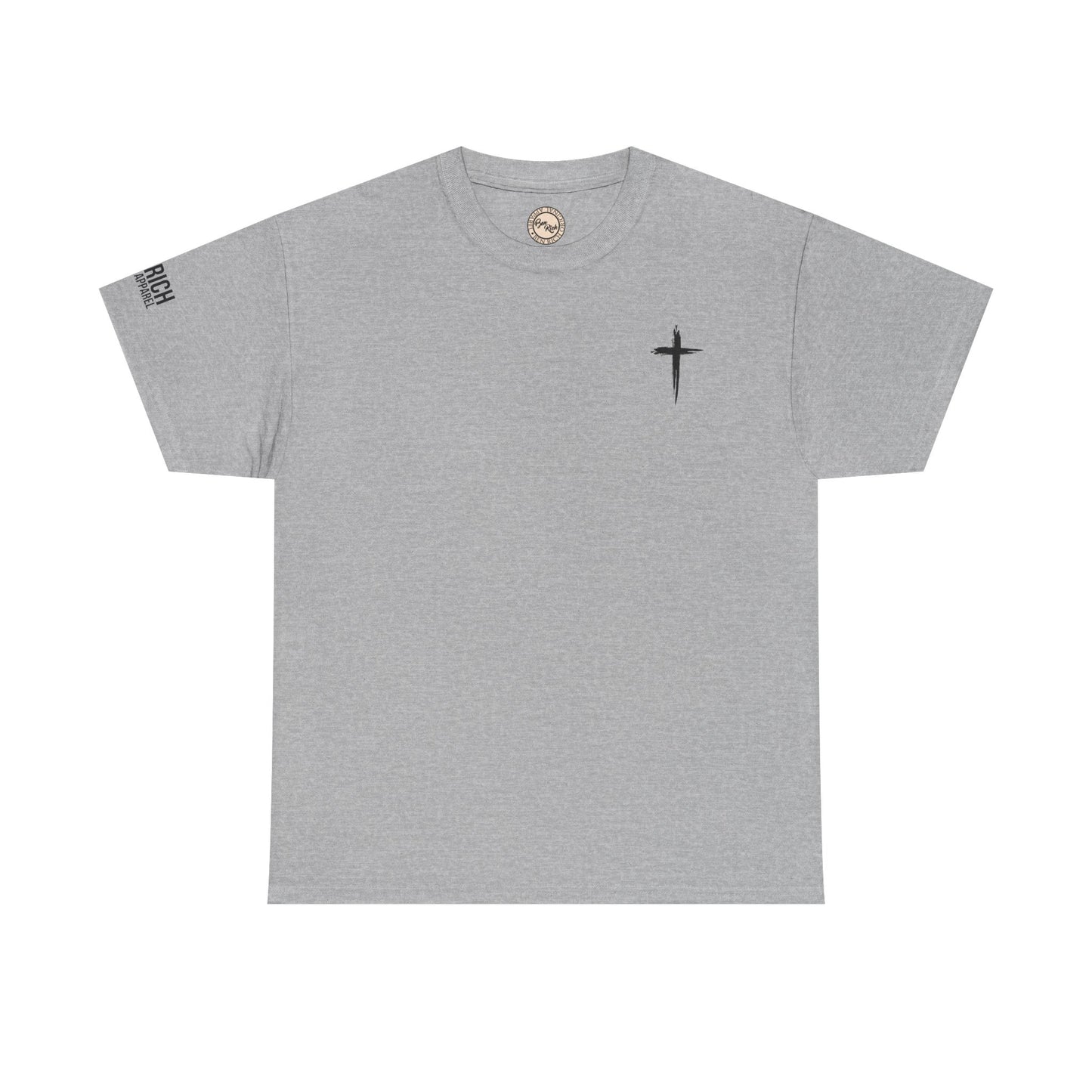 T-Shirt — 'Paid In Full' Cross & Wings Graphic Faith Tee