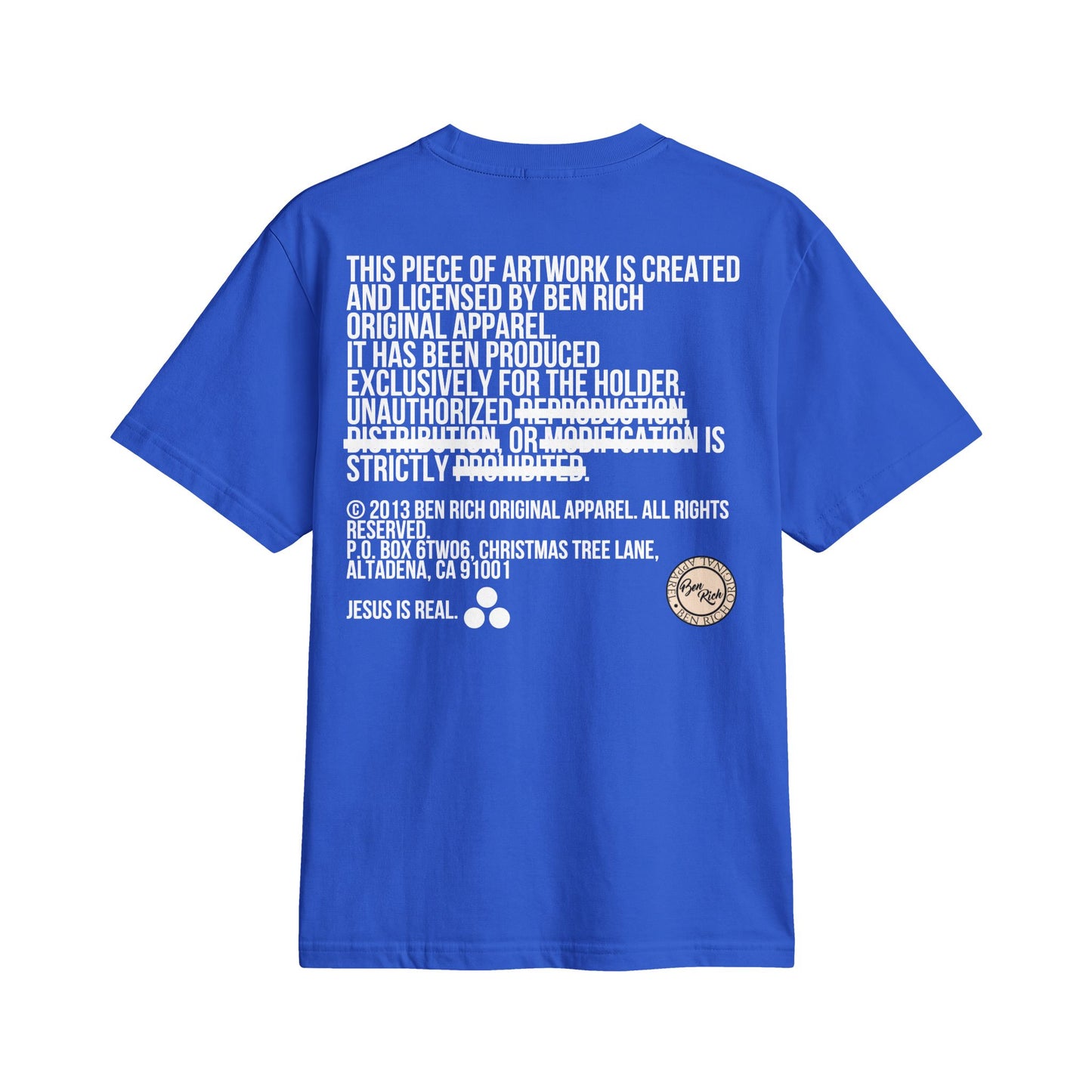 SIGNATURE TEE [ROYAL]