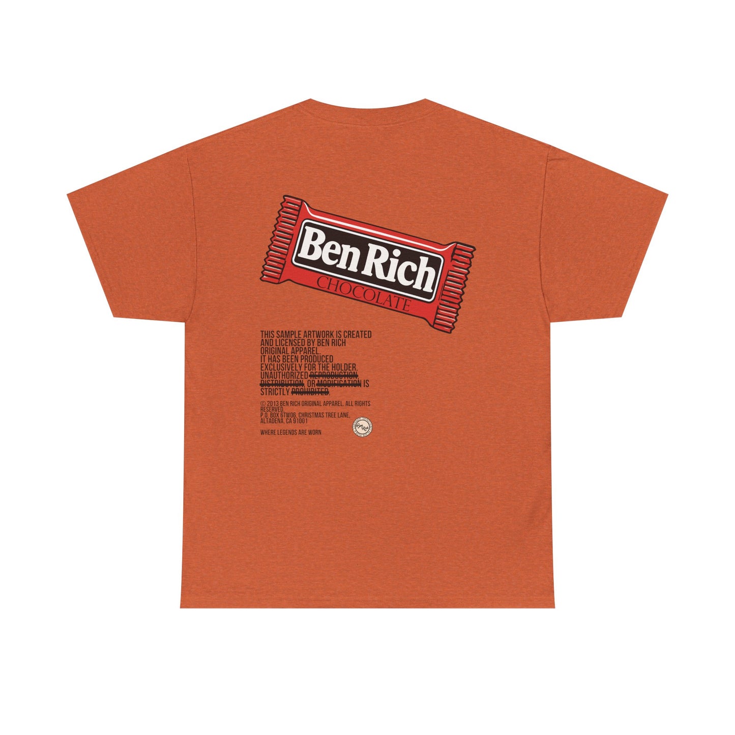 Ben Rich Chocolate Tee [Sample Summer 626-015]