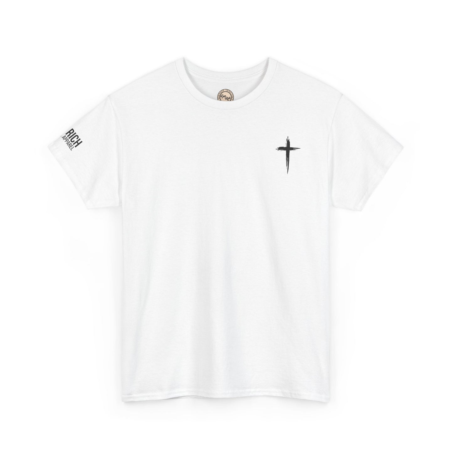 T-Shirt — 'Paid In Full' Cross & Wings Graphic Faith Tee