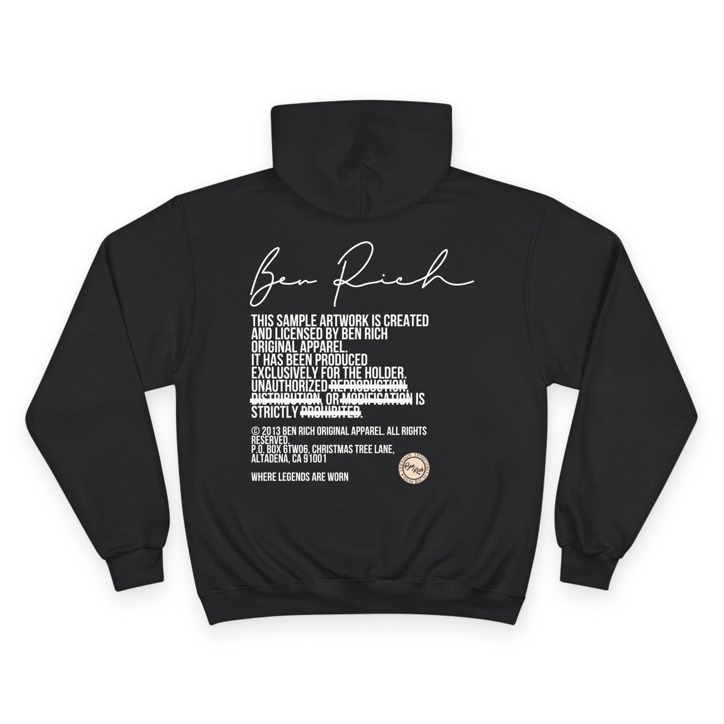 448 Hotboyz Hoodie [Black LTD Edition Sample 626-053]