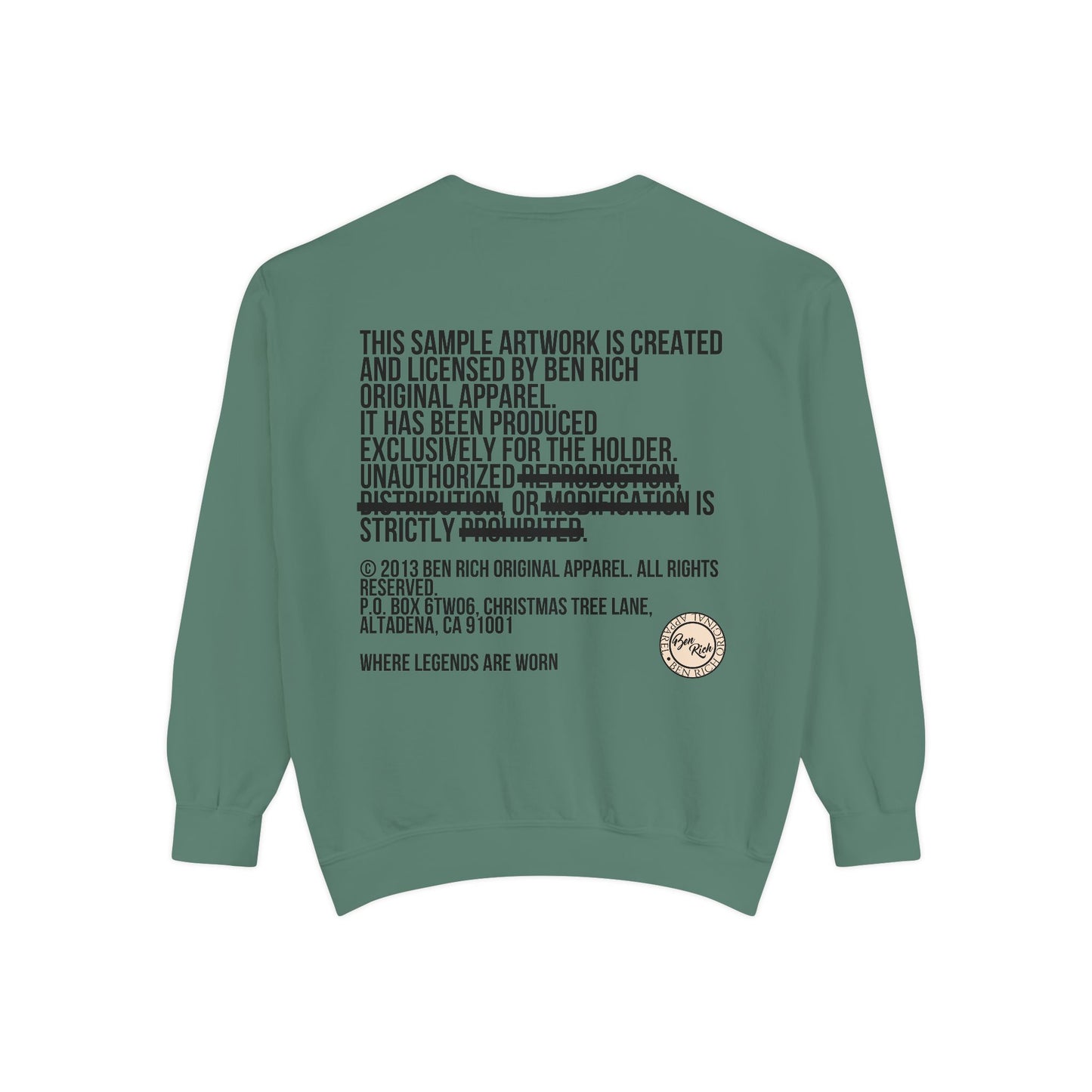 Rough House Sweatshirt [Sample Winter/Spring 626-059]