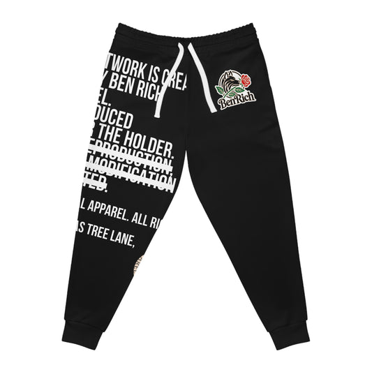 Scarlet Wolf Joggers (Black)