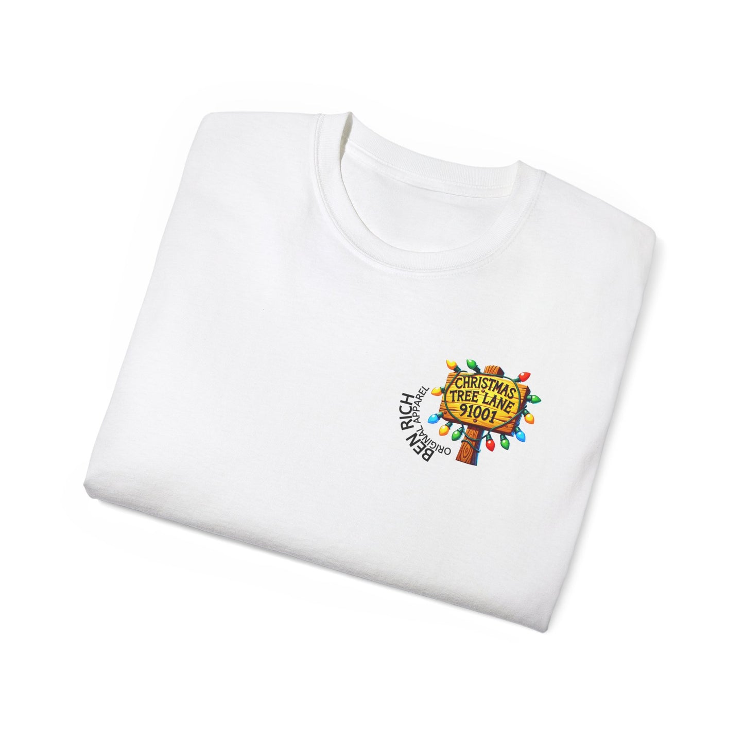 Christmas Tree Lane Tee - Summer/Fall [White Sample 626-009]