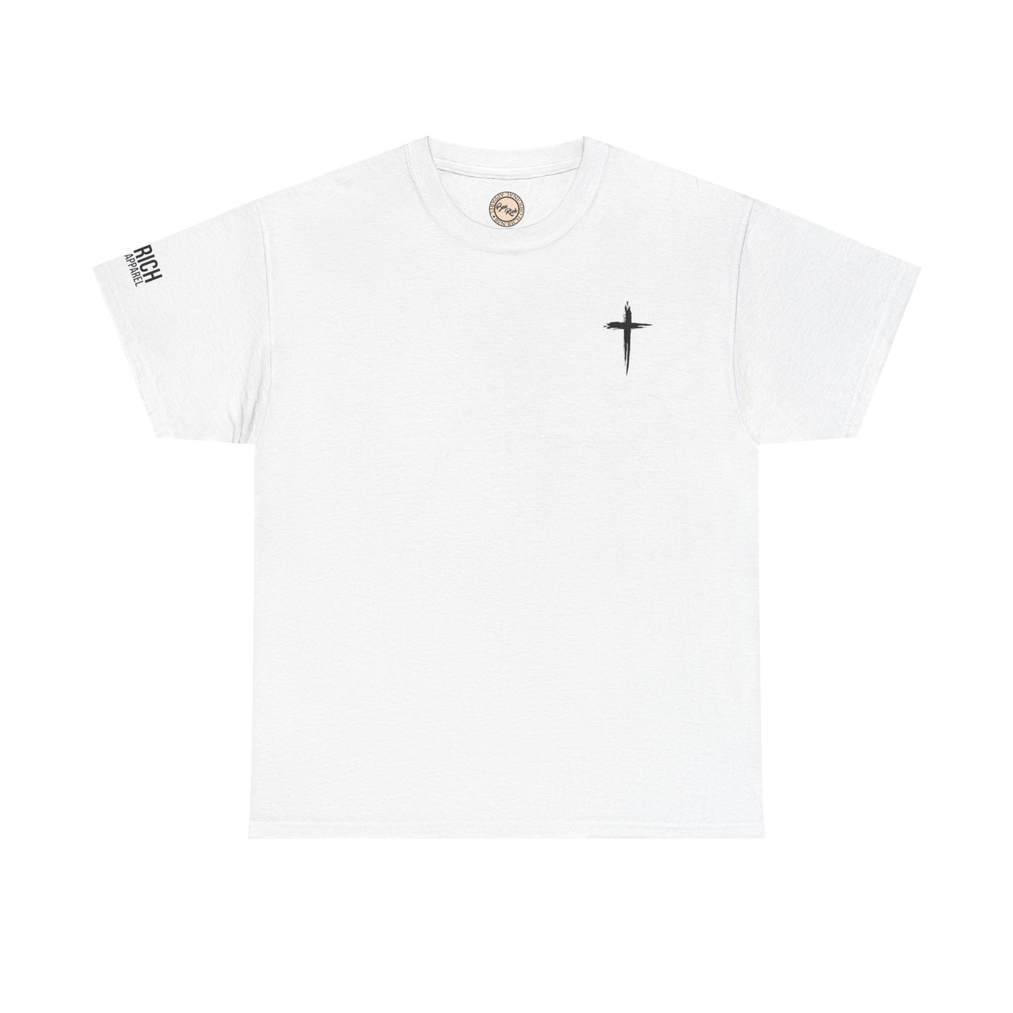 T-Shirt — 'Paid In Full' Cross & Wings Graphic Faith Tee